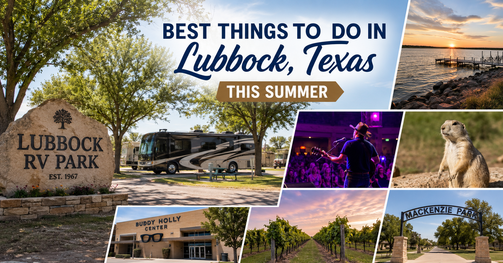 Summer attractions in Lubbock, Texas near Lubbock RV Park.